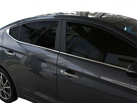 Hyundai Elantra 6 Cam Çıtası 6  Prç Krom 2016 Ve Sonrası